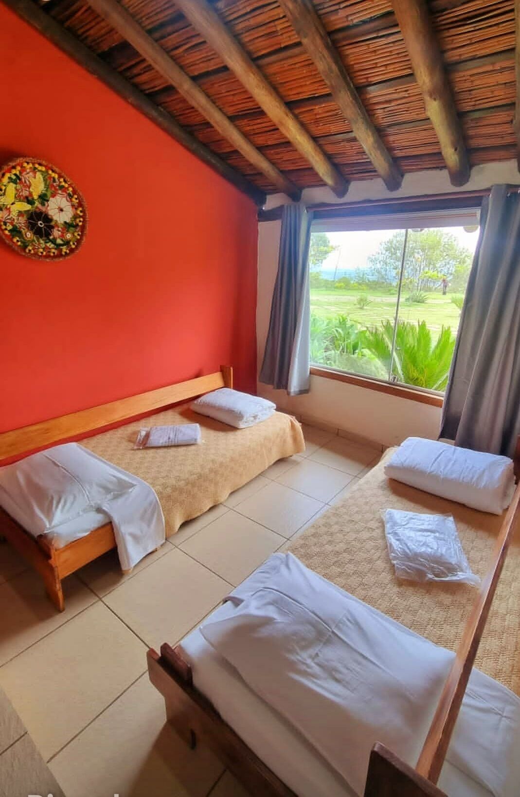 Kahden hengen superior-huone, useita sänkyjä, lanai, vuoristonäköala | Ilmainen Wi-Fi