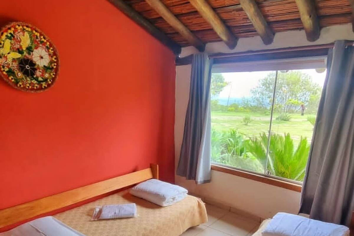 Superior-dobbeltværelse - flere senge - hawaiiansk terrasse - bjergudsigt | Gratis Wi-Fi