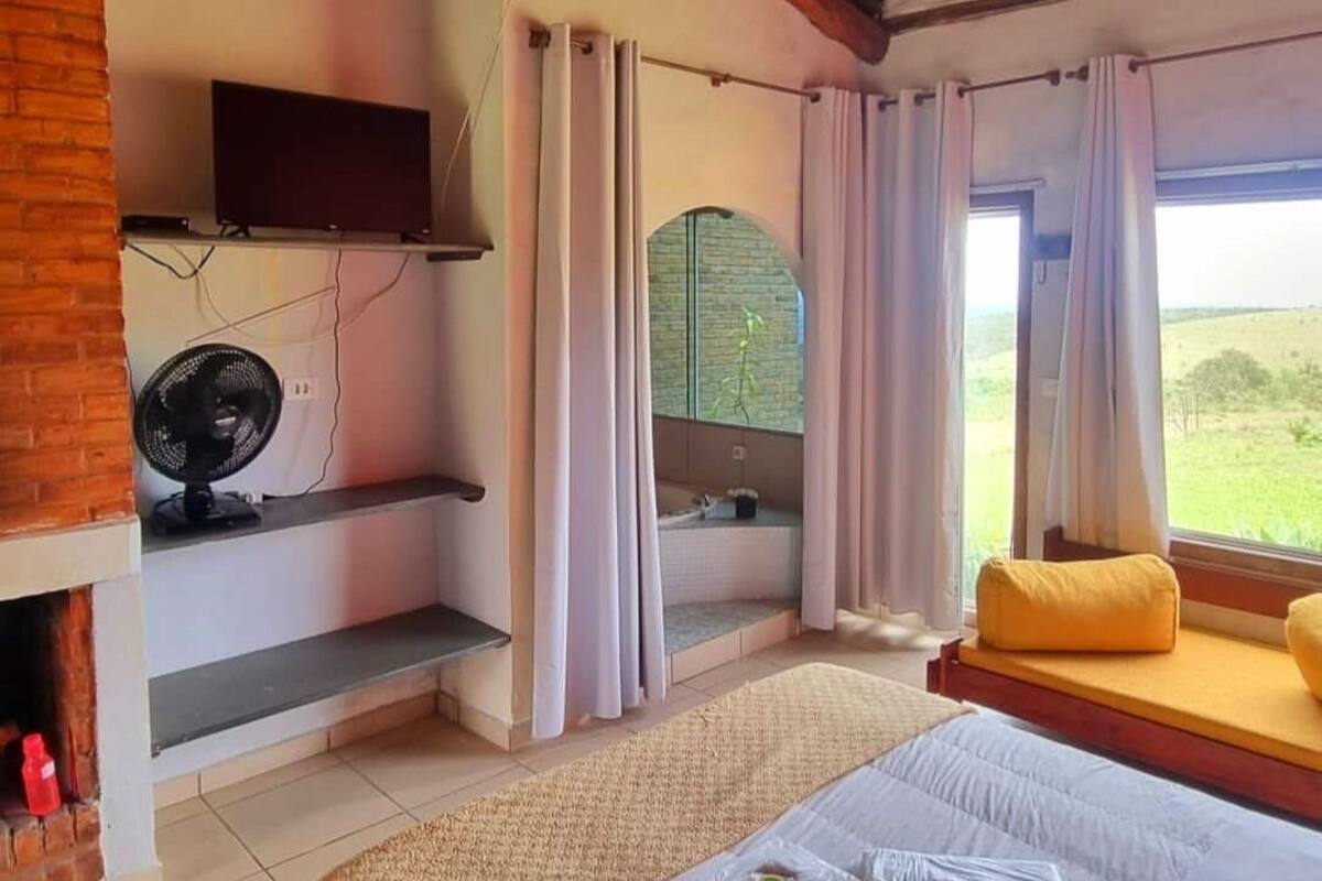 Kamar Double Deluks, beranda, pemandangan gunung | Wi-Fi gratis dan seprai linen
