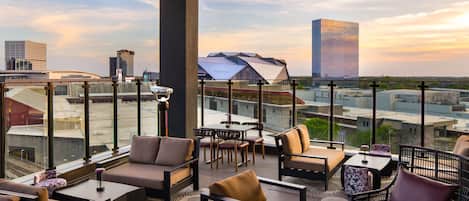 Terrasse sur le toit