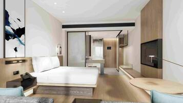 Business Room, 1 King Bed, City View