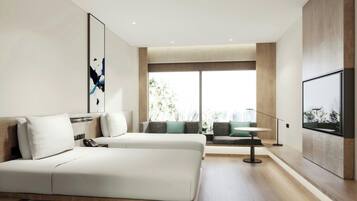 Business Room, 2 Twin Beds, City View