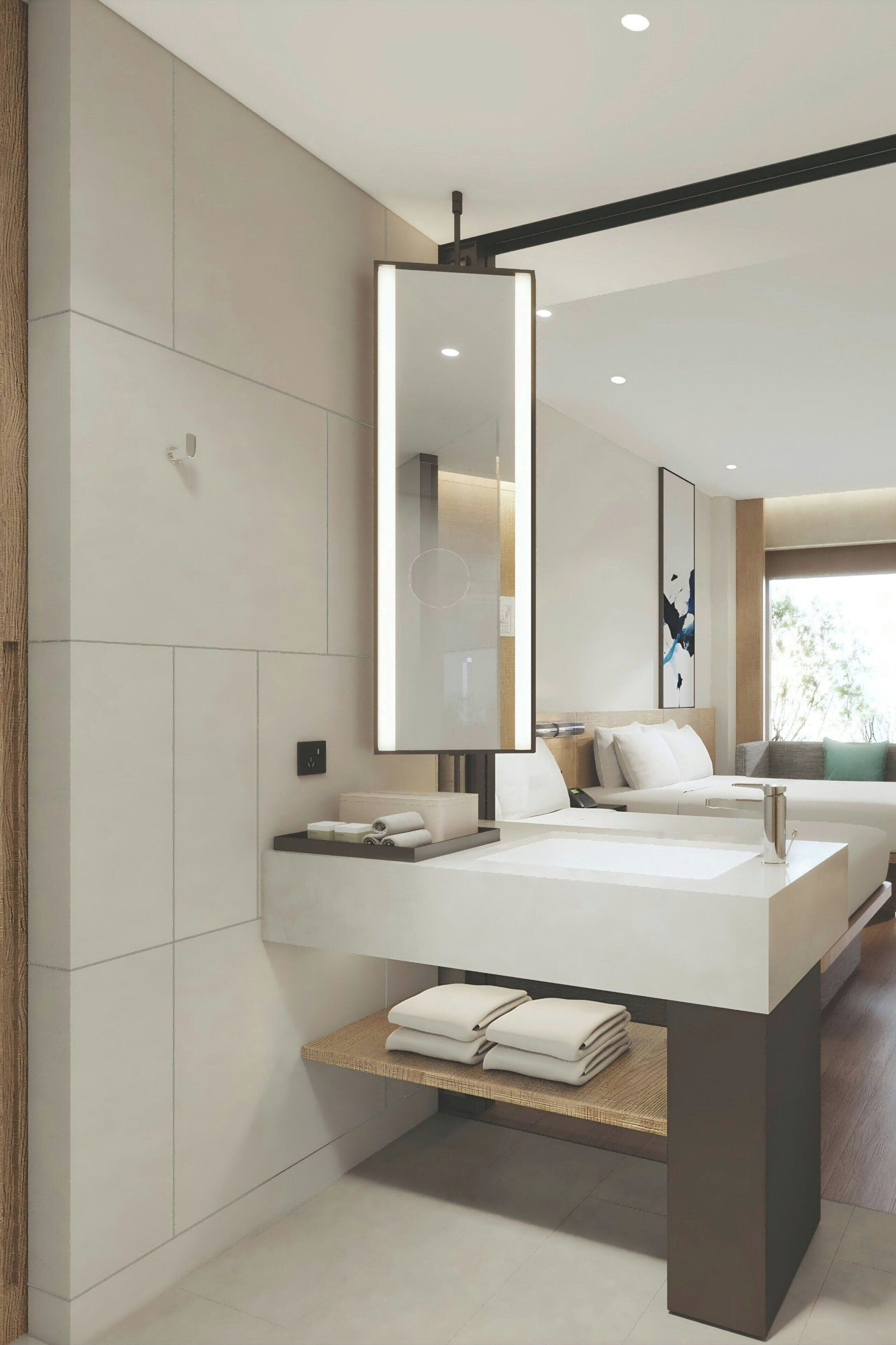 Business Room, 2 Single Beds, City View | Bathroom