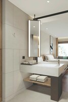 商务客房, 2 张单人床, 城市景观 | 浴室