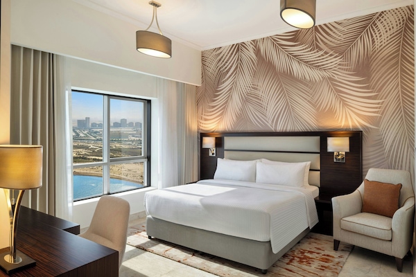 Studio - 1 kingsize-säng - icke-rökare - sjöutsikt | Minibar, värdeförvaringsskåp på rummet och skrivbord