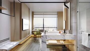 Comfort Room, 1 King Bed, City View