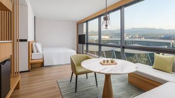 Chambre Deluxe, 2 lits une place, vue ville