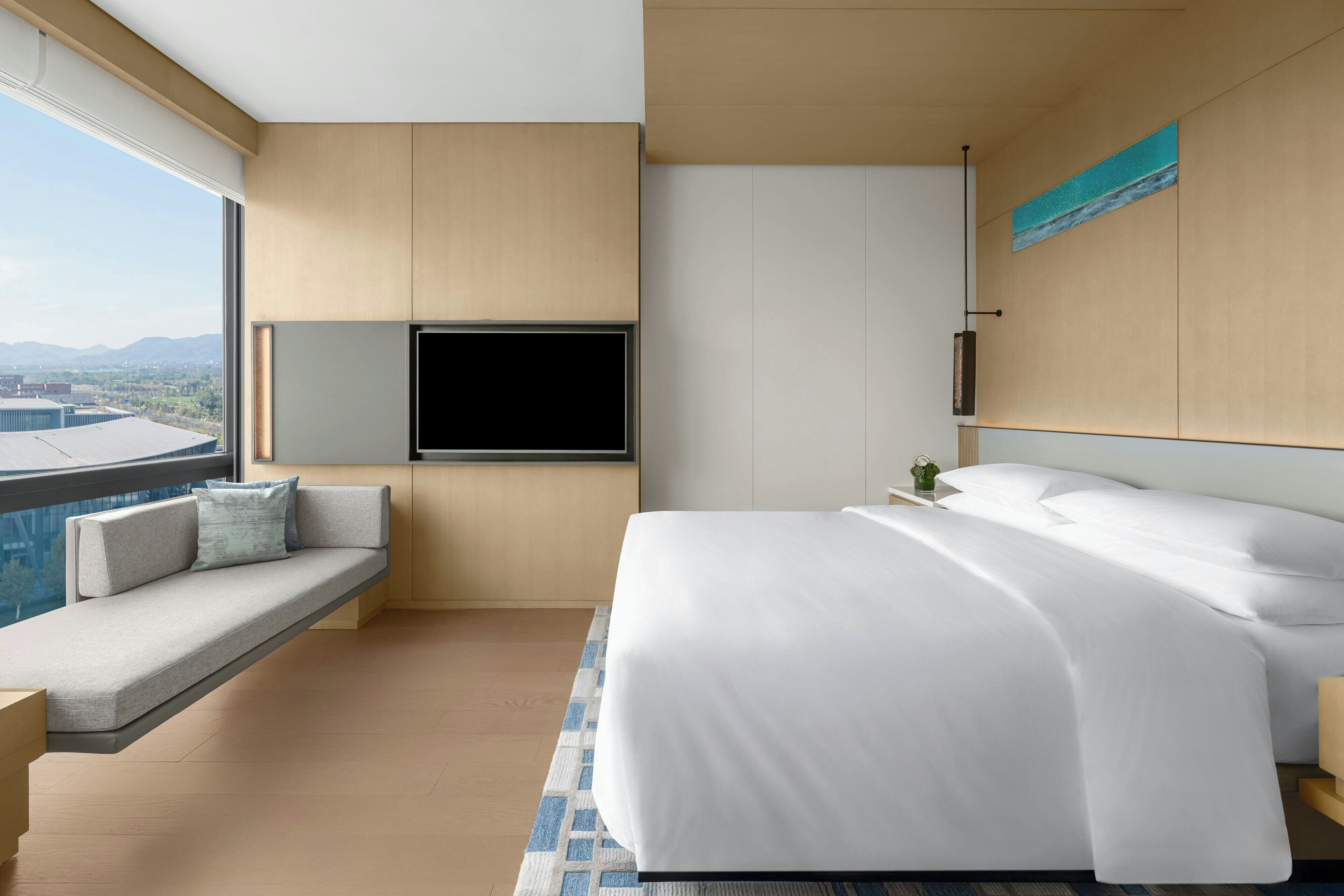 Premium Room, 1 King Bed (View) | Down comforters, minibar, in-room safe, individually furnished