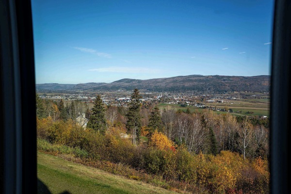 Blick von der Unterkunft