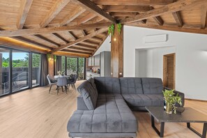 Living area - Vacation with style: pool, garden, beach & nature" (Svetvincenat)