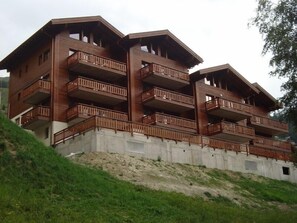 Exterior - Very comfortable 3-room apartment for 3-4 persons : Living room - kitchen with dishwasher, filter co (Grimentz)