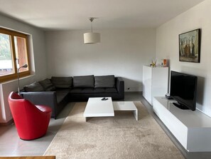 TV - Very comfortable 3-room apartment for 3-4 persons : Living room - kitchen with dishwasher, filter co (Grimentz)