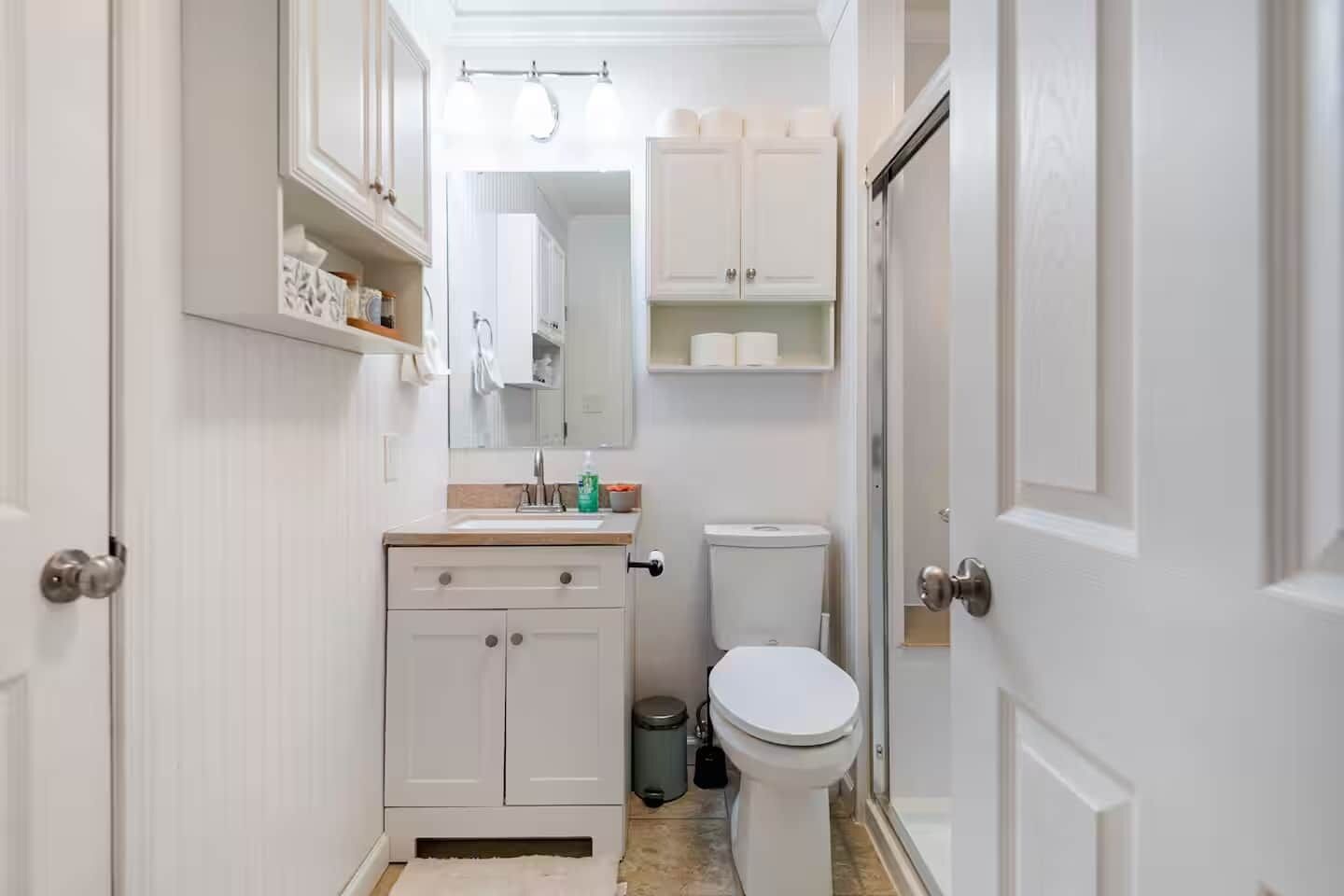 Hair dryer, towels