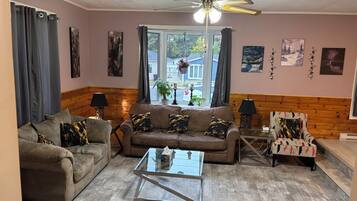 Télévision, cheminée