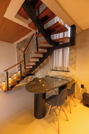 Chalet familiar, 2 habitaciones, vistas a la montaña | Sala de estar