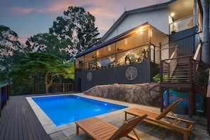 Pool - Valley Vista – Treetop Getaway with Pool & Firepit (Currumbin Valley)