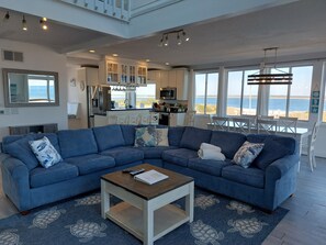 Smart TV, video games, DVD player, books - Point of View- Beachfront, dog-friendly 4-BR townhome with unbeatable views (North Topsail Beach)