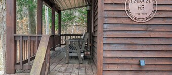 Cabin at 65 near Mammoth Cave- Porch, Fire Pit, Wifi