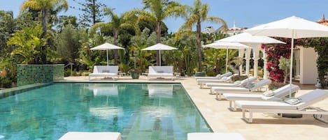 Una piscina riscaldata