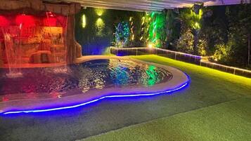 Indoor pool, a heated pool