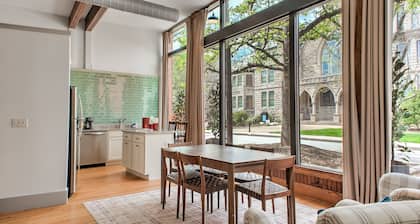 The Charleston at Heirloom Asheville | 2 Combined Downtown Asheville Historic Condos for Groups