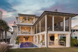 Pool - Brand New Custom Home~ Oceanfront, Pool, Hot Tub, Elevator (Isle Of Palms)
