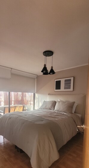 1 bedroom, iron/ironing board, Internet, bed sheets