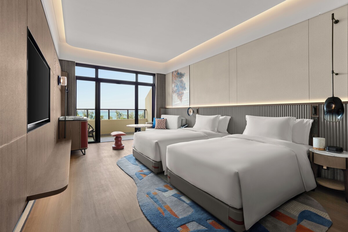 Habitación Premium con 2 camas individuales, vistas al mar | Vistas desde la habitación