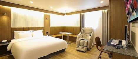 Quarto casal luxo | Individualmente decorados, individualmente mobiliados, escrivaninha