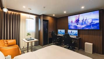 Kahden hengen superior-huone | Yksilöllisesti sisustettu, yksilöllisesti kalustettu, työpöytä