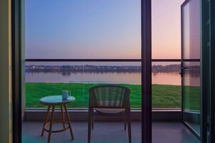 Executive Double Room, Balcony, River View | Terrace/patio