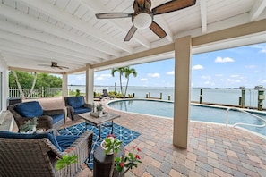 Pool - Riverfront Paradise Near Beach & Golf (Cocoa Beach)