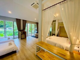 Deluxe Villa, 1 Bedroom, Balcony, River View | Blackout drapes, soundproofing, free WiFi