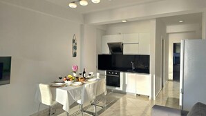Private kitchen - Brisa Del Mar Beachfront Apartment 115, Durres, Albania (Durres)