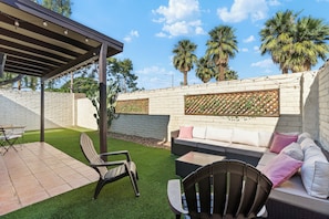 Terrace/patio - Bright & Modern 3BR House • Steps to Old Town Scottsdale (Scottsdale)