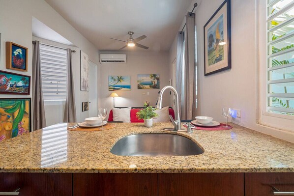 Interior - Historical Old SanJuan Spanish style private Patio (San Juan)