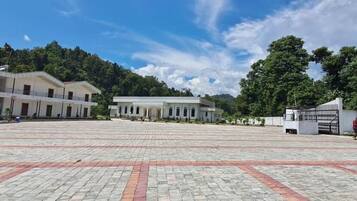 A szálláshely homlokzata