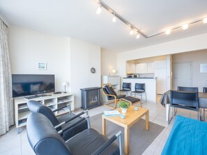 TV - Apartment with 1 bedroom and direct sea view (Middelkerke)