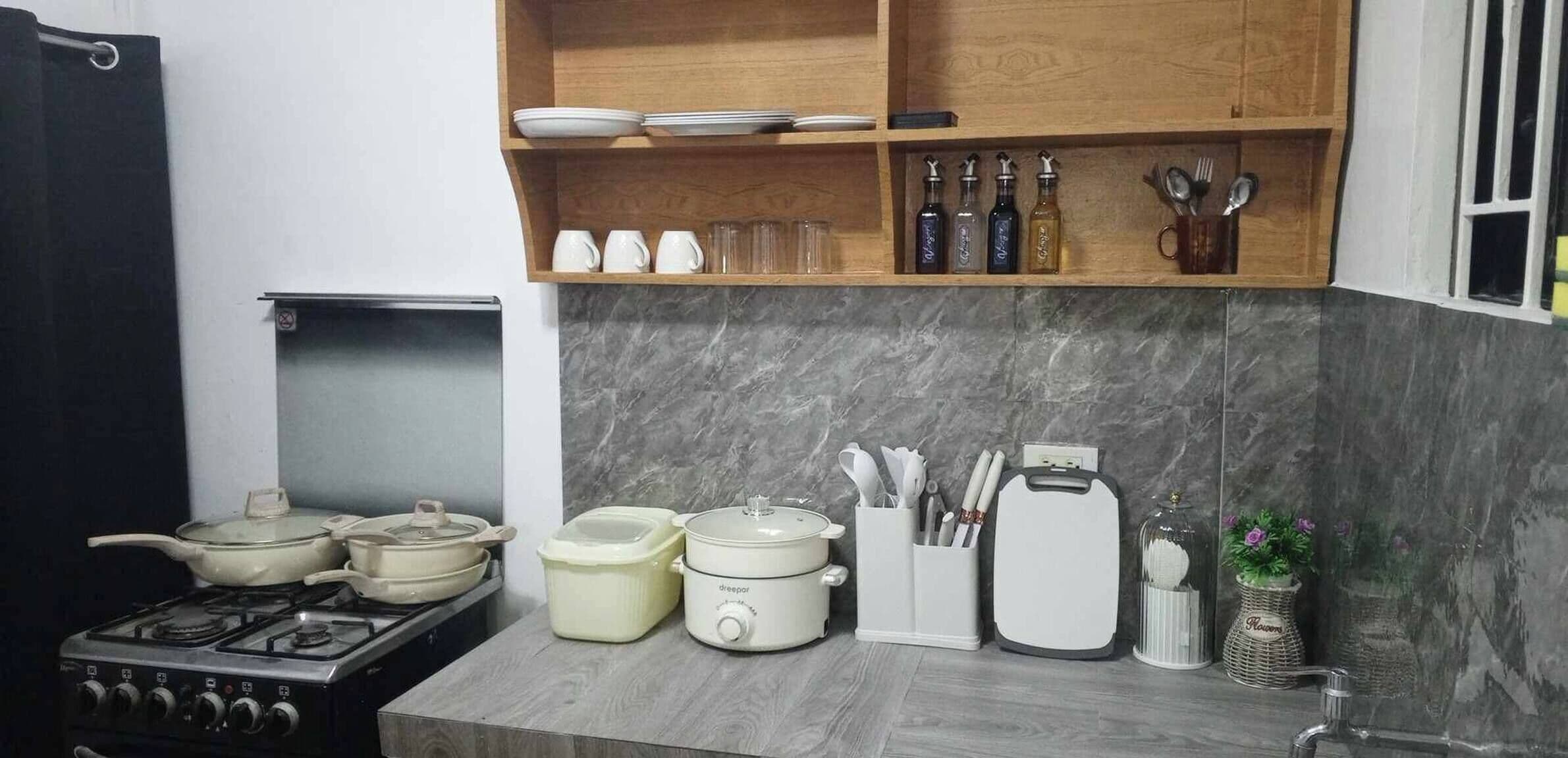 Appartement, 2 chambres, fumeur, balcon | Cuisine privée