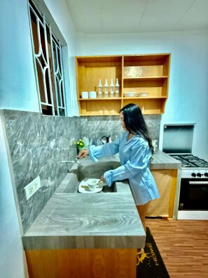 Appartement, 2 slaapkamers, roken, balkon | Privékeuken