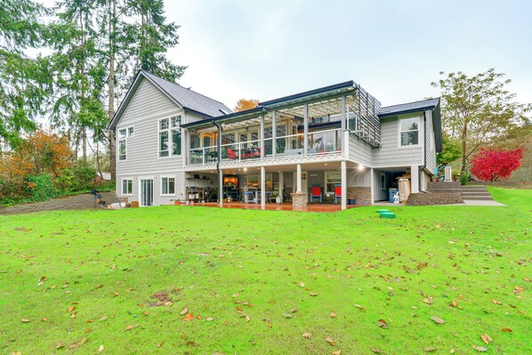 Exterior - Peaceful Patio View! Waterfront Puget Sound Unit (Poulsbo)