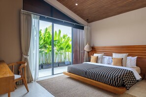 Standard Villa, Pool View | In-room safe, desk, soundproofing, iron/ironing board - Villa Rosa by Pertama Stay (Kerobokan)