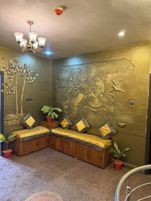 Sala de estar en el lobby