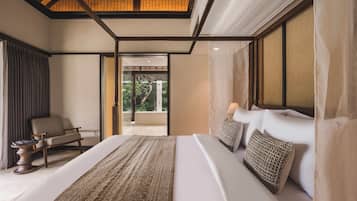 Villa Luxury, 2 camere da letto, piscina privata, vista piscina | Ferro/asse da stiro, Wi-Fi gratuito, lenzuola