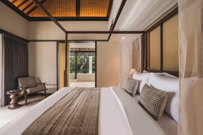 Vil·la de luxe, 2 dormitoris, piscina privada, vistes a la piscina | Planxa i posts de planxar, wifi gratuïta i roba de llit 