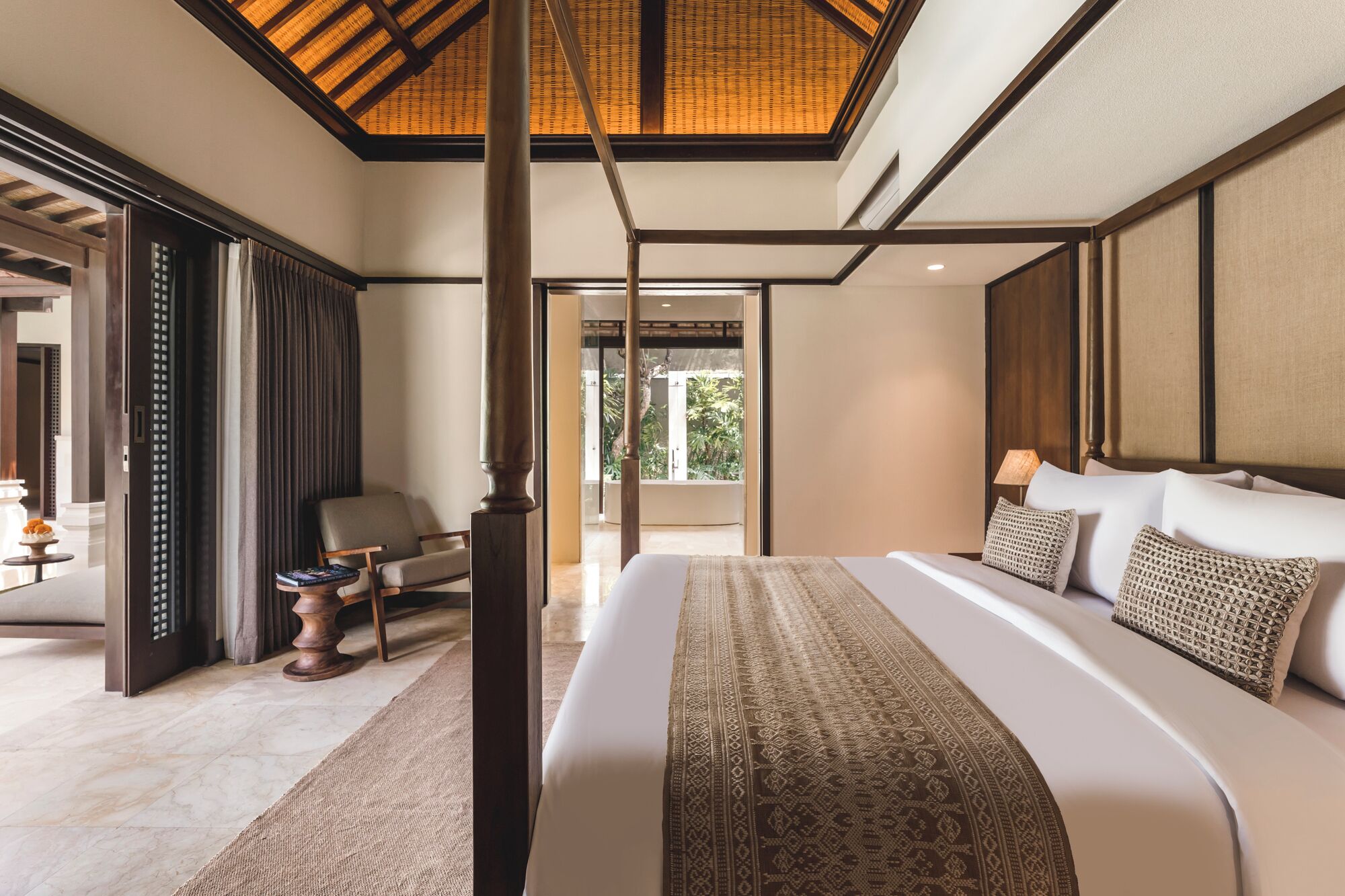 Three Bedroom Pool Villa | Iron/ironing board, free WiFi, bed sheets