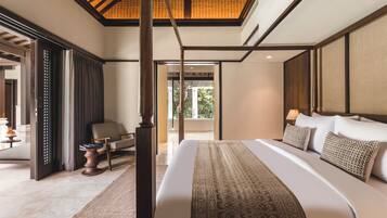 Three Bedroom Pool Villa | Iron/ironing board, free WiFi, bed sheets