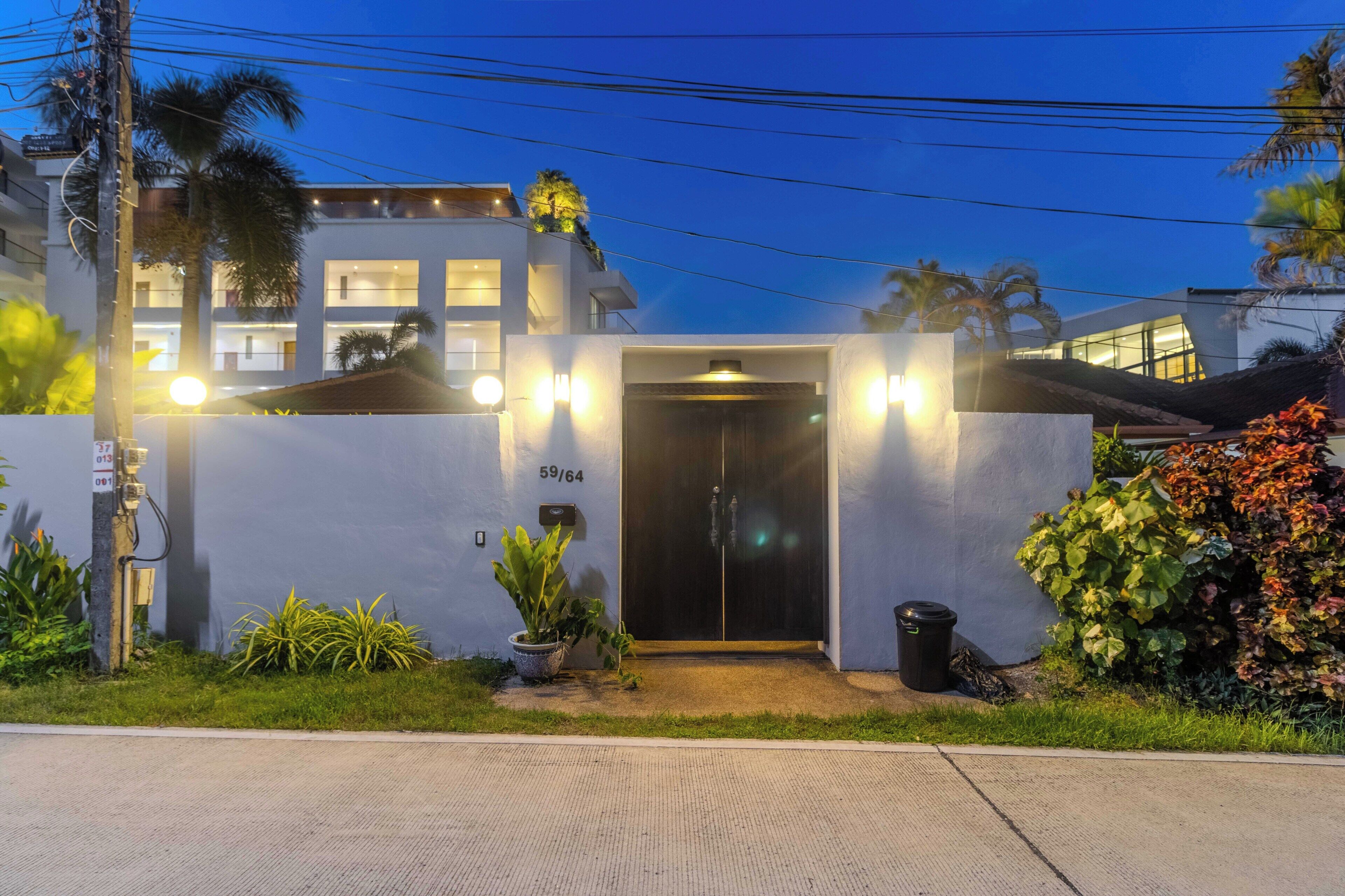 Fachada da propriedade