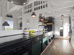 Fridge, microwave, dishwasher, cookware/dishes/utensils - "Kanutte" - 250m from the sea by Interhome (Løkken)
