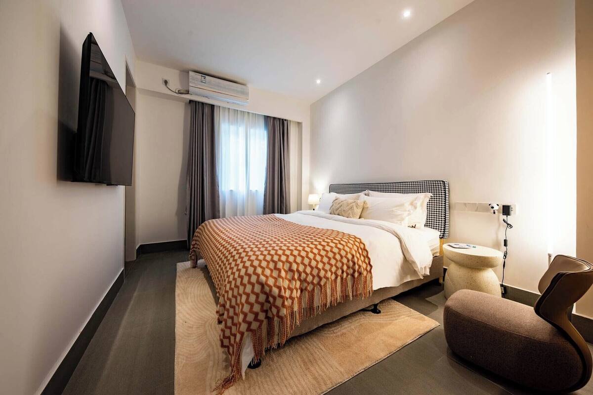 Habitación senior doble, vista al mar | Ropa de cama de alta calidad, minibar y decoración personalizada